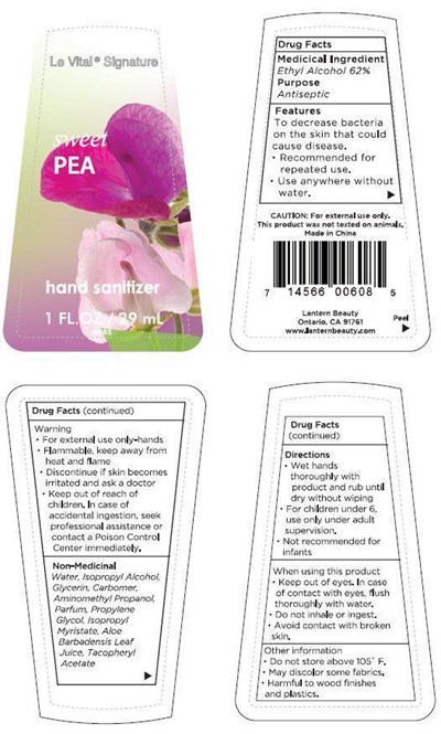 sweet pea label.jpg image description - sweet pea label